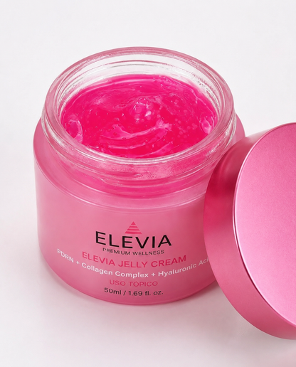 Creme Facial Elevia Jelly Cream – PDRN, Colágeno e Ácido Hialurônico