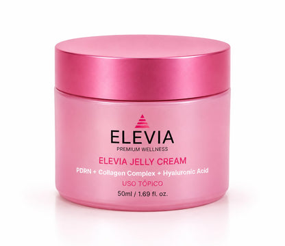 Creme Facial Elevia Jelly Cream – PDRN, Colágeno e Ácido Hialurônico