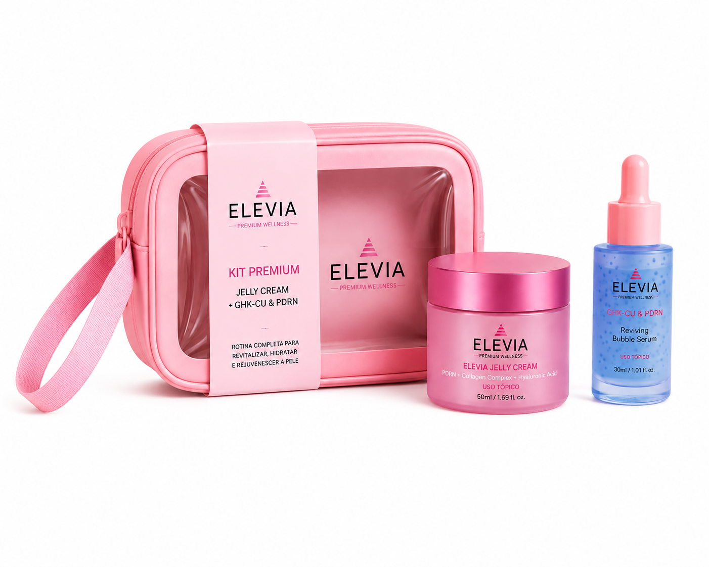 Elevia Kit - Sérum GHK-Cu + PDRN & Jelly Cream